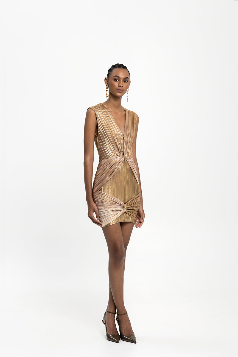 ORO MINI DRESS | CULT MIA | Mayl Vsquez ORO MINI DRESS | CULT MIA | Mayl Vsquez