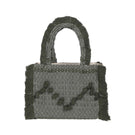 Bani medium olive green Poka top handle bag with rounded shape and sturdy handles, stylish for everyday use.
