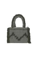 Bani medium olive green Poka top handle bag with rounded shape and sturdy handles, stylish for everyday use.