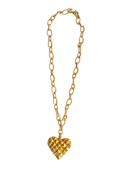 MELTED HEART NECKLACE IN GOLD | CULT MIA | Oz Objects