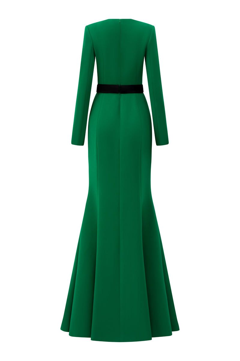 EMERALD MERMAID EVENING GOWN - CULT MIA