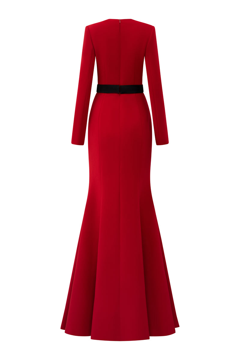 RUBY MERMAID EVENING GOWN - CULT MIA