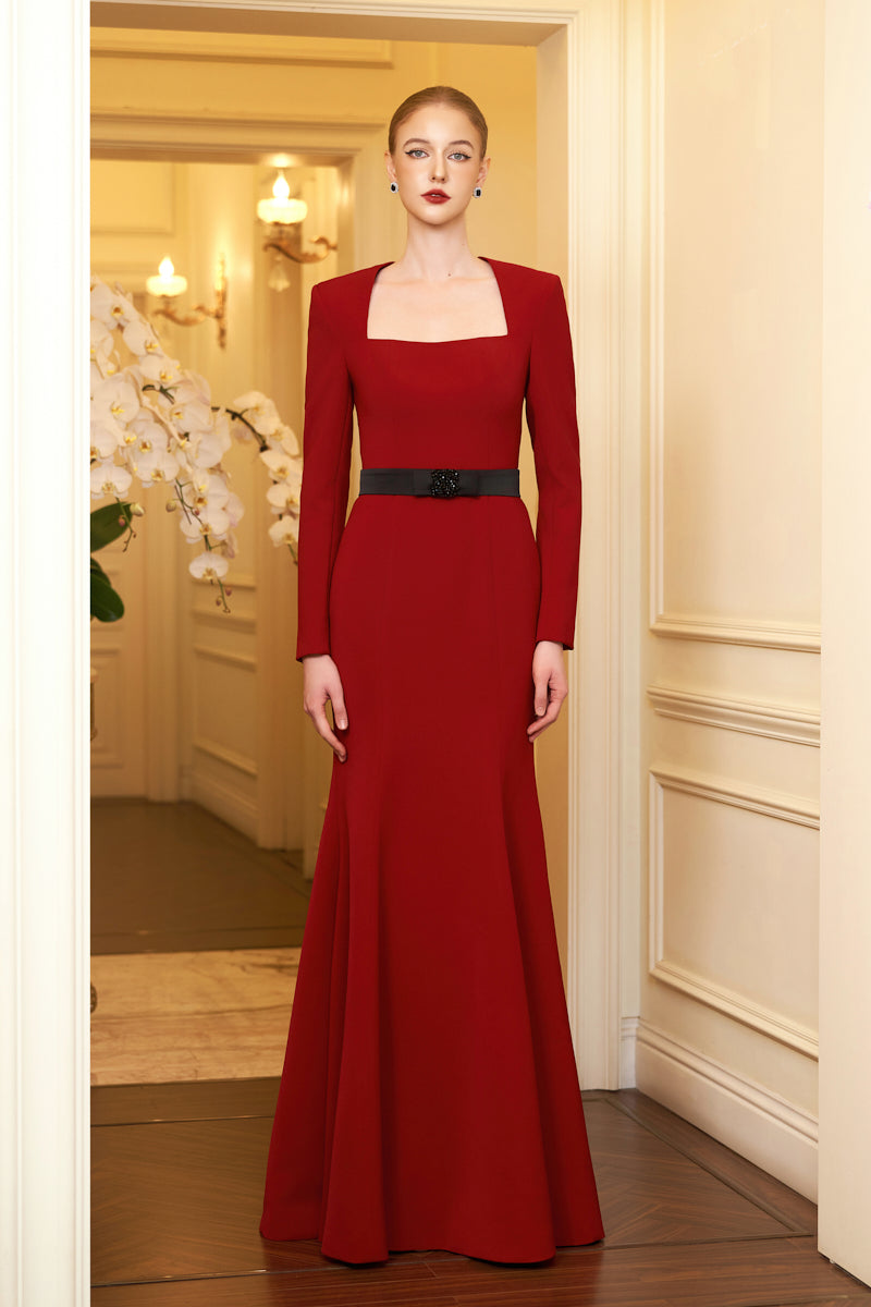 RUBY MERMAID EVENING GOWN - CULT MIA