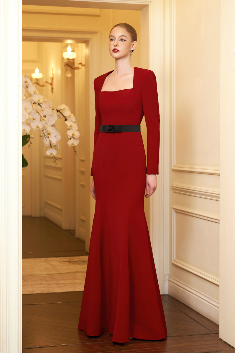 RUBY MERMAID EVENING GOWN - CULT MIA