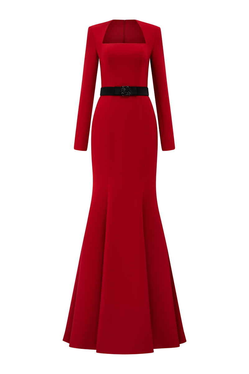 RUBY MERMAID EVENING GOWN - CULT MIA