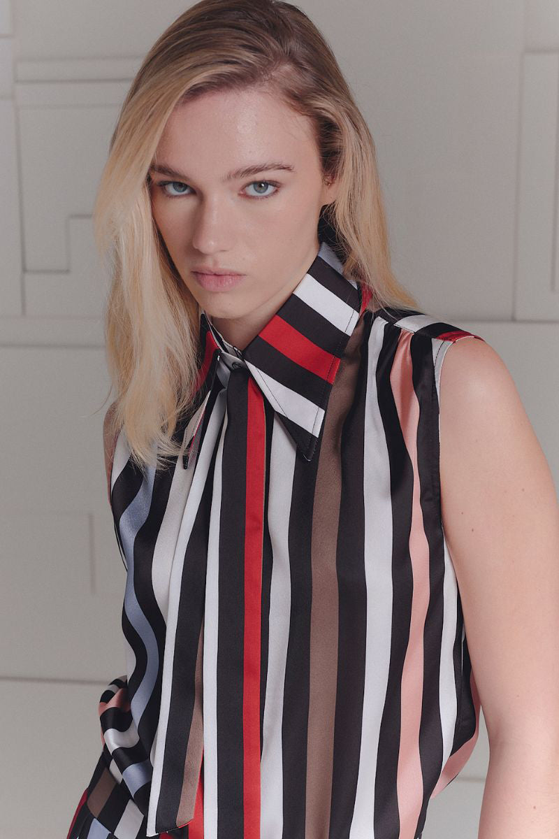 MET BLOUSE IN MULTICOLOR - CULT MIA