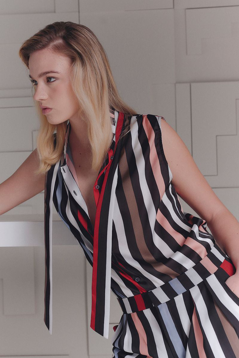 MET BLOUSE IN MULTICOLOR - CULT MIA