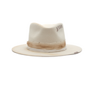 Modern Monarchie Michael hat with a bone-colored wide-brim design, stylish and versatile accessory for casual or formal wear.