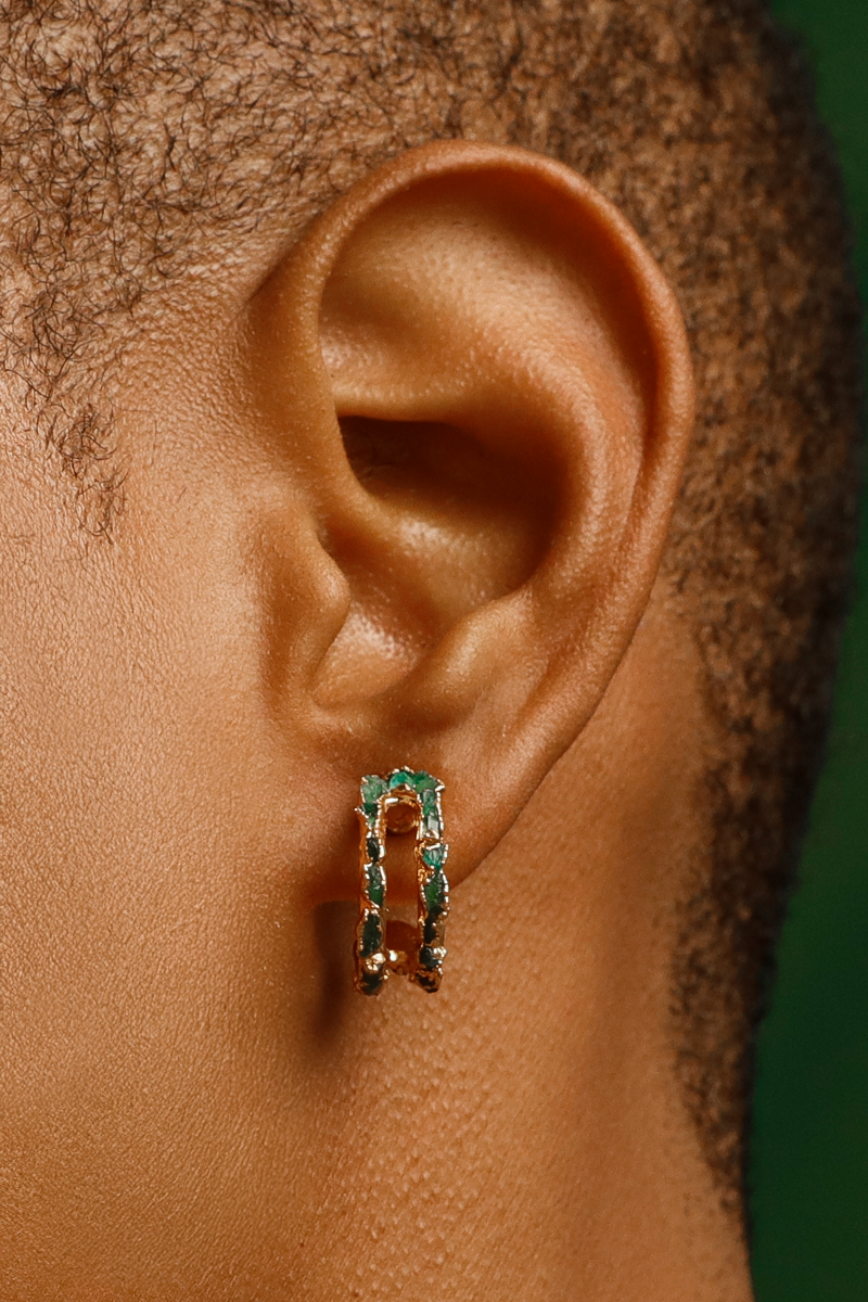 MINI SQUARED HOOP EARRINGS - CULT MIA