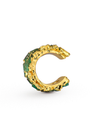 Gold Mini Mosaico Ear Cuff earrings by Fenomena, featuring a sleek, modern design with intricate mosaic detailing.