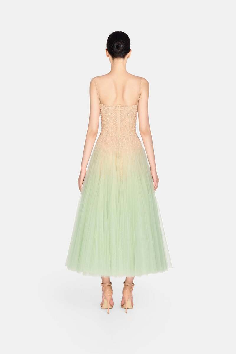 ombre midi dress MINT OMBRE LACE MIDI DRESS | CULT MIA
