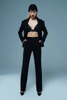 Mirel Prentice sequin wrap bra top with shimmering fabric and fitted design, perfect for stylish tops or party wear.