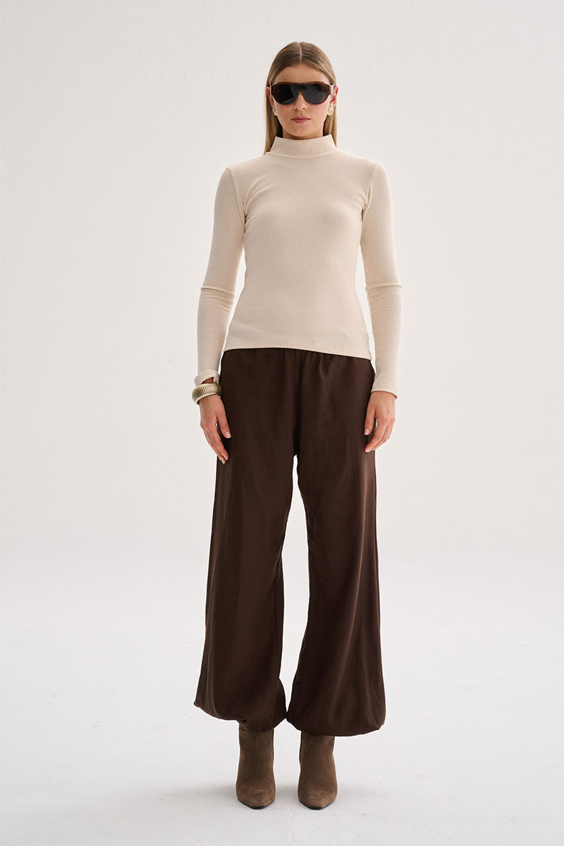 KAIA TOP IN BEIGE