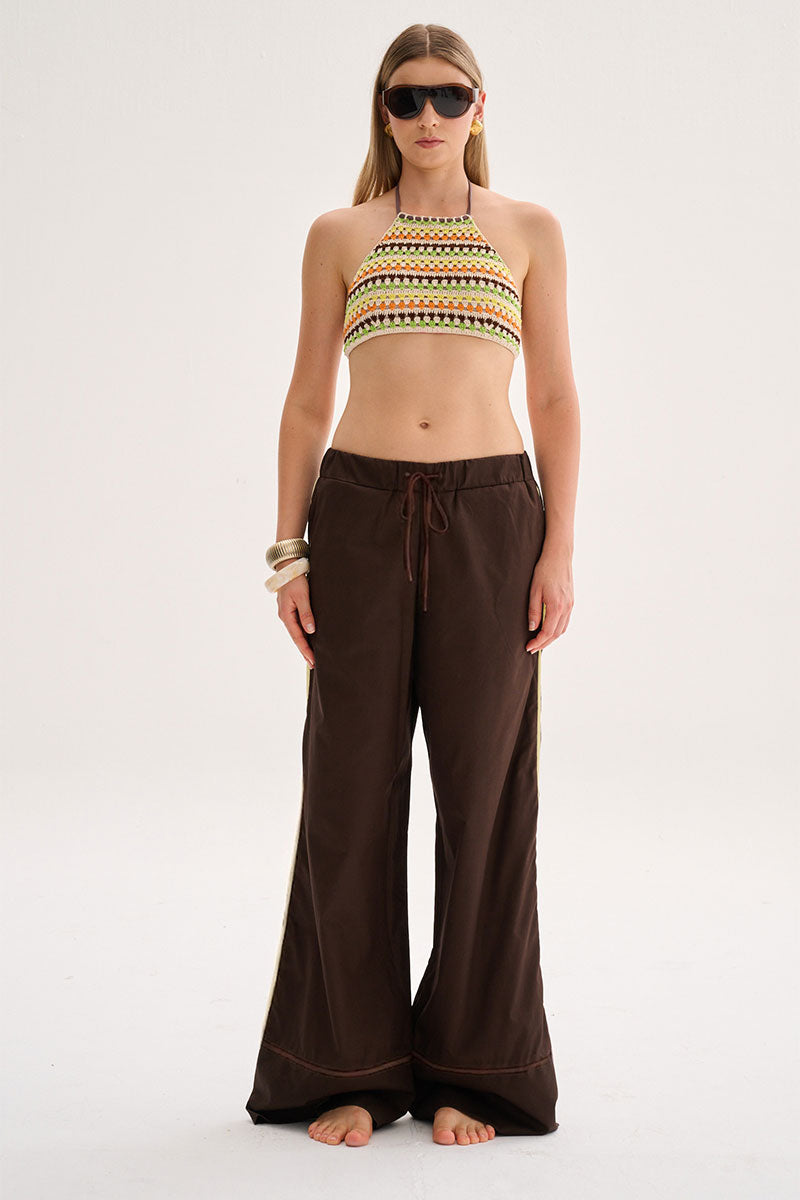 CYNDI PANT IN MARRÓN