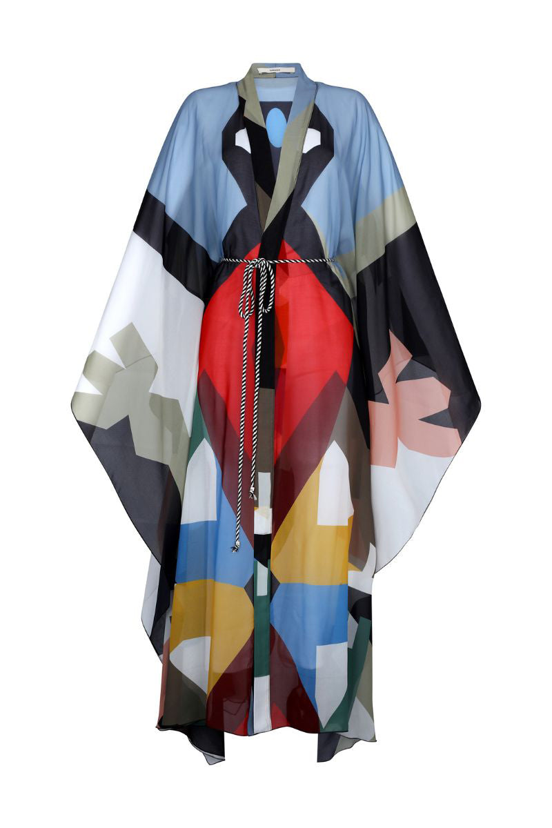 MONOTRAMA PARAISO TUNIC IN MULTICOLOR - CULT MIA