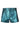 MOONBOW LEATHER SHORTS IN WASHED TURQUOISE