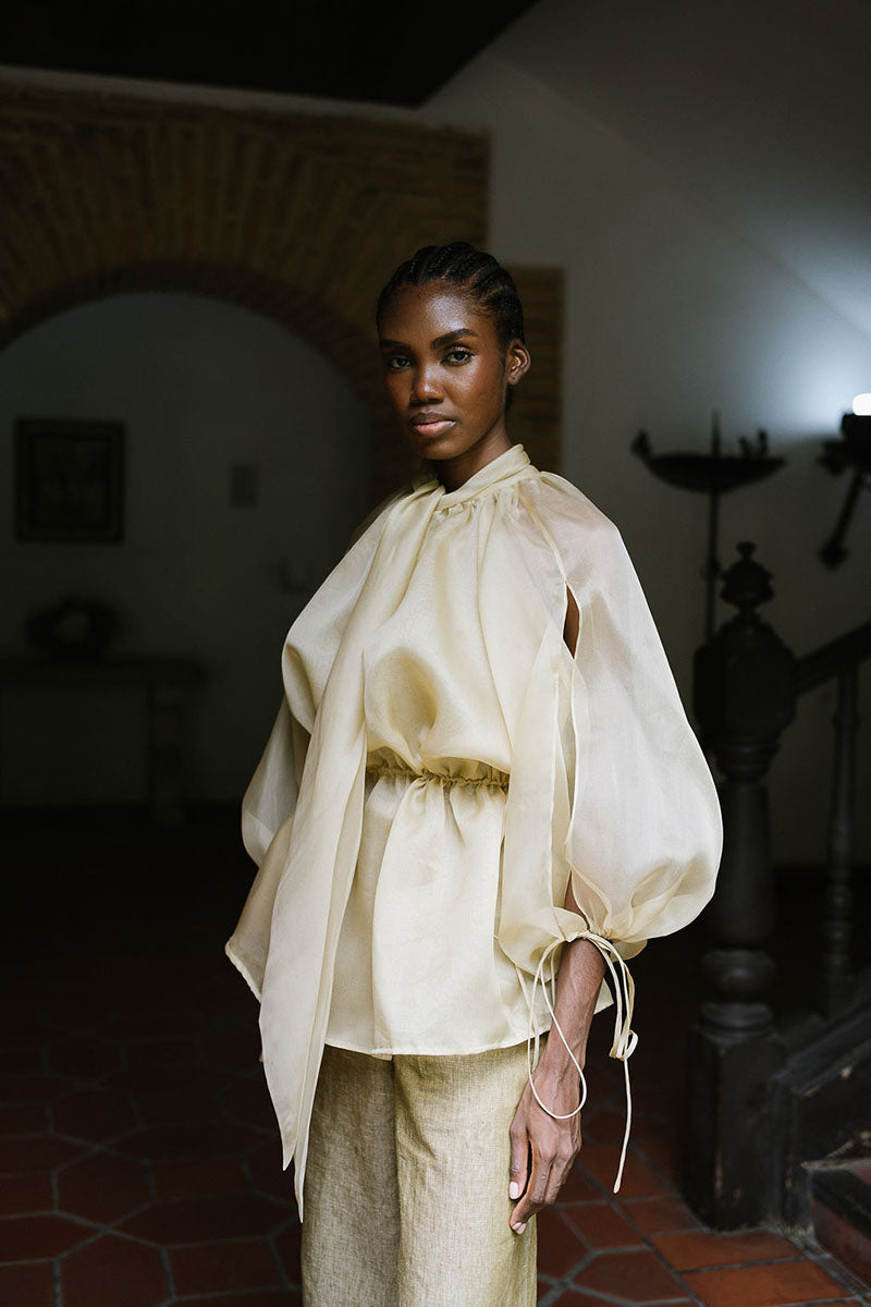 MOUSA TOP IN MARZIPAN - CULT MIA