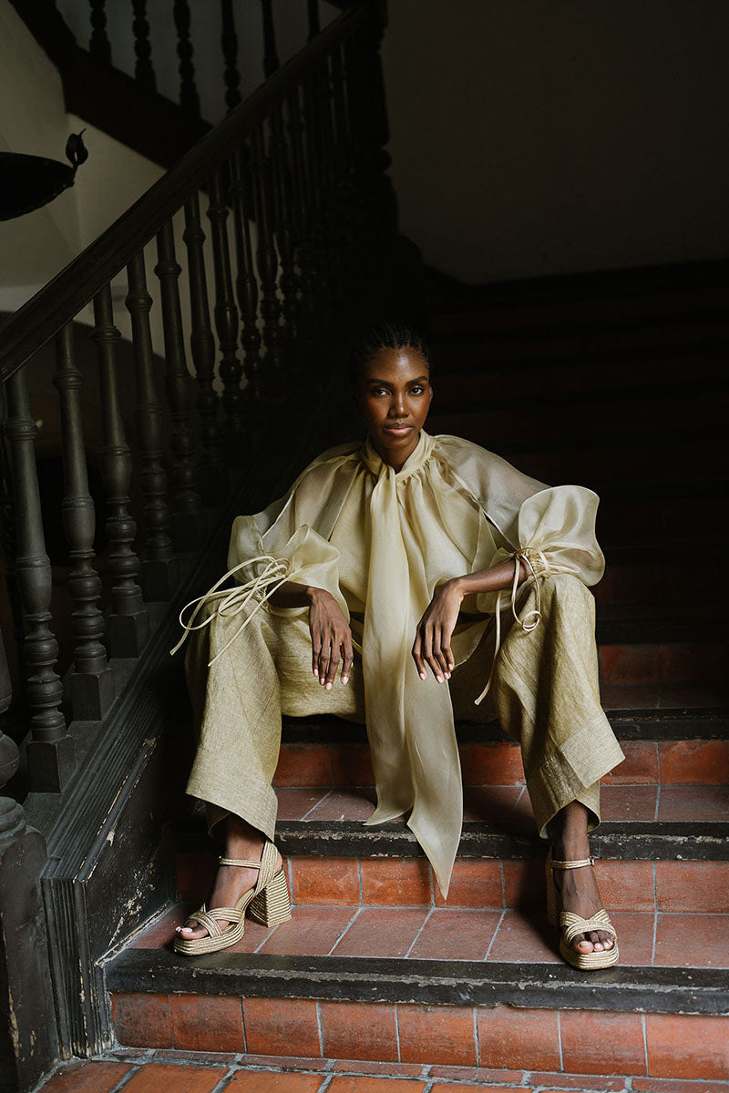 MOUSA TOP IN MARZIPAN - CULT MIA