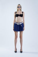 Black MS. Heart bra from Stolen Stores, a stylish women's tops piece featuring a comfortable, fashionable design.