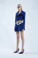 Blue cut-out denim jacket from Stolen Stores' MS. Heart suit, featuring stylish design and visible cut-out details.