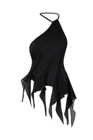 Black MS. Dragon mini top by Stolen Stores featuring a fitted design and short sleeves, perfect for casual or stylish outfits.