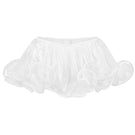 White mini skirt from Stolen Stores featuring a fitted design and front view, perfect for casual or stylish outfits.