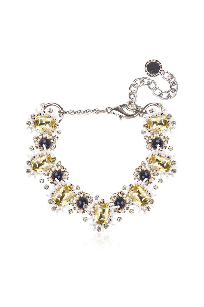 CAMELLIA YELLOW NECKLACE - CULT MIA