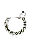 Aidan & Ice Ivy Garden necklace featuring delicate green and gold floral pendant on a fine chain, elegant jewelry for women