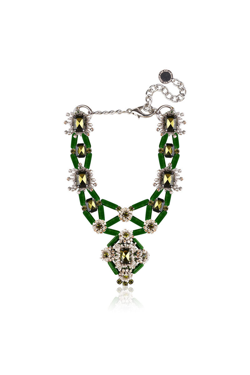 LIANA GREEN NECKLACE - CULT MIA