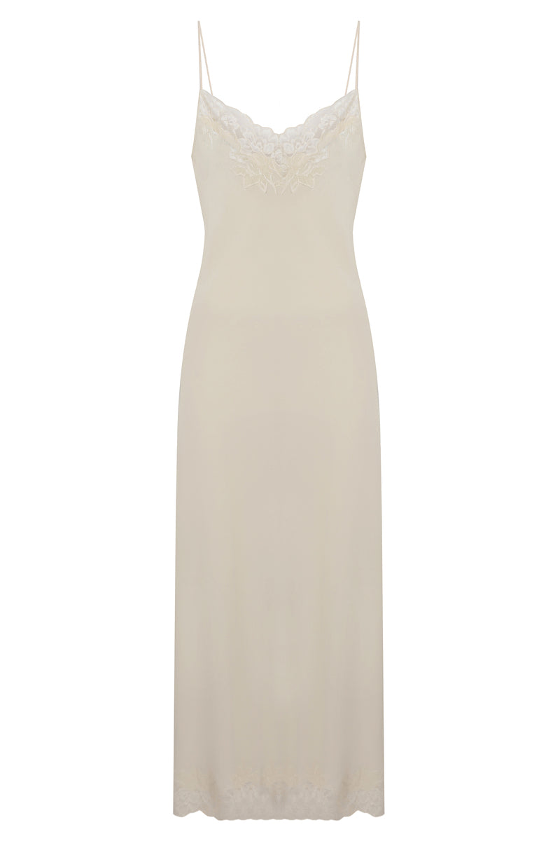 JOANNA LONG OFF WHITE NIGHTGOWN - CULT MIA