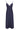 ROXIE LONG STRAPPED SILKY CREPE NAVY NIGHTGOWN