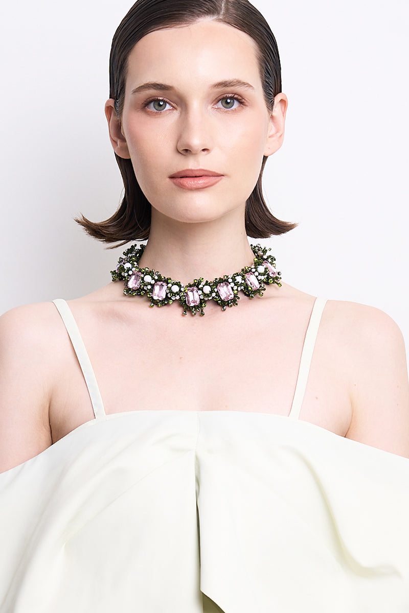 CAMELLIA PINK NECKLACE - CULT MIA