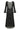 RIONA BLACK OPEN-BACK CROCHET LONG DRESS - CULT MIA