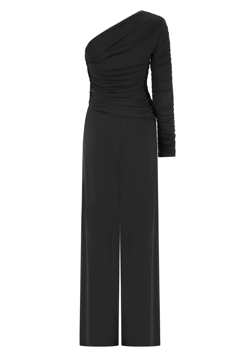 NEPETA TOP AND PANTS SET IN BLACK - CULT MIA