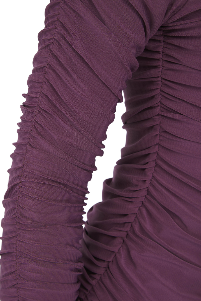NEPETA TOP AND PANTS SET IN PURPLE - CULT MIA
