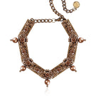 Golden alloy necklace from Aidan & Ice featuring a sleek, stylish chain with a polished finish.