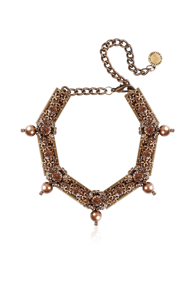 GOLDEN ALLOY NECKLACE