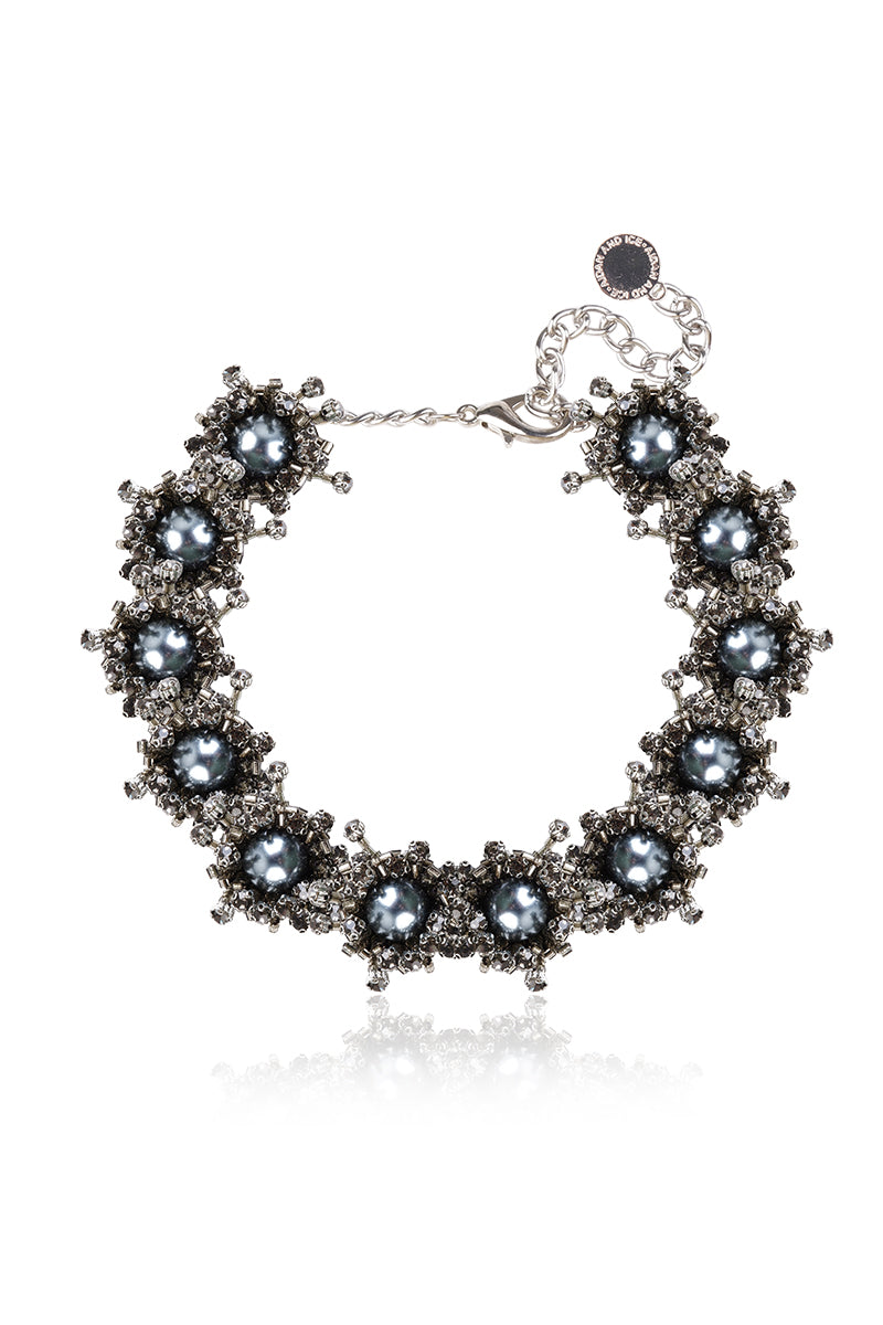 Aidan & Ice GREYN LUSH Necklace featuring a sleek, modern design with a silver-tone chain and elegant pendant.