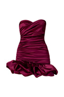 Nur Karaata MIA Mini Dress, stylish short dress with vibrant pattern, perfect for casual or semi-formal occasions.