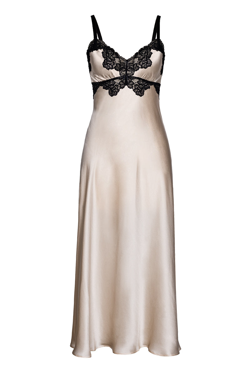 MORGAN VINTAGE LONG SILK GOWN - CULT MIA