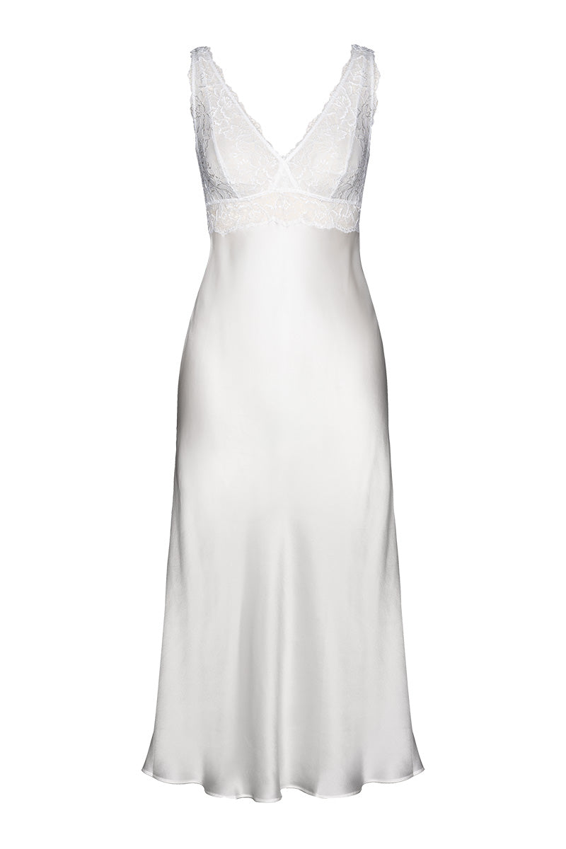 MORGAN ICONIC BUST-SUPPORT LONG SILK GOWN - CULT MIA