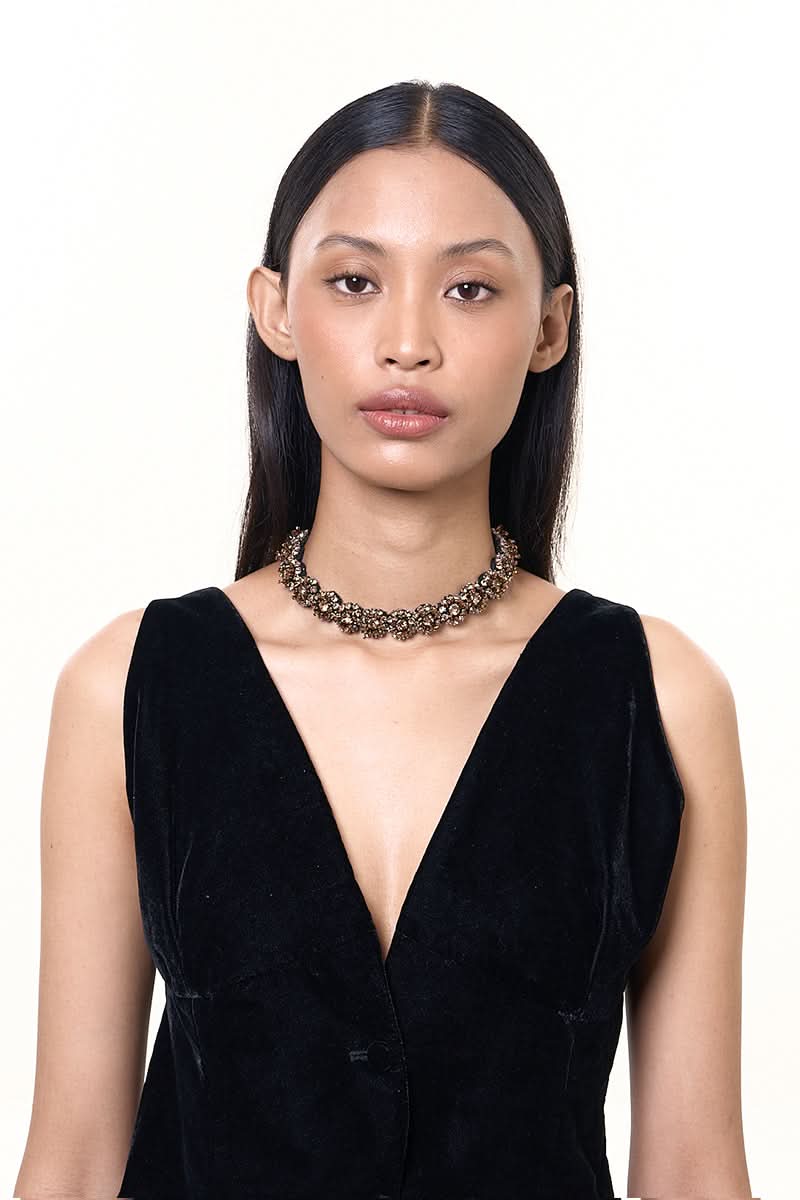 LAVISA GOLD CHOKER - CULT MIA