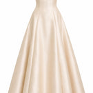 Elegant Nihan Peker Aminna ballgown with intricate detailing, showcased on a runway model.
