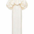 Nihan Peker Najla Bubble Gown in elegant fabric, featuring a flowing silhouette and intricate detailing, perfect for formal occasions.