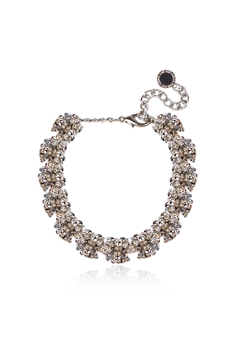 CLEORA SILVER NECKLACE - CULT MIA