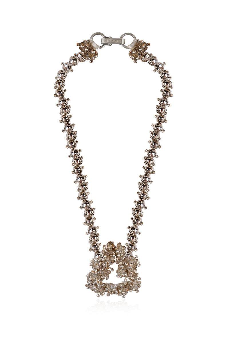 Silver Line Necklace by Aidan & Ice featuring a sleek, minimalist silver pendant on a delicate chain.