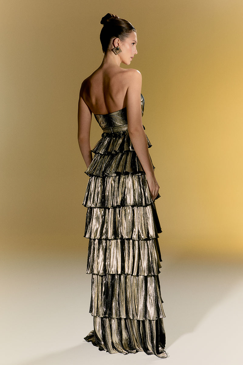 GOLDEN VERSAILLES GOWN - CULT MIA