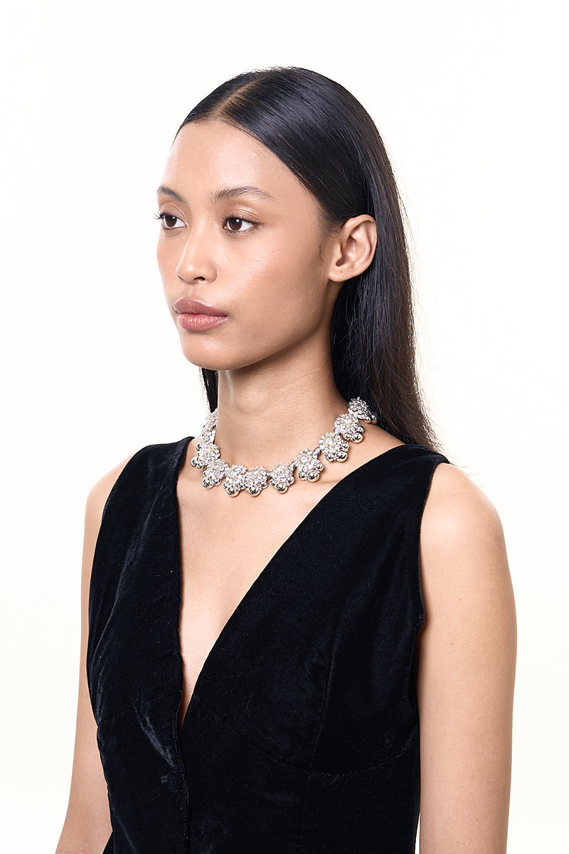 WILLOW SILVER NECKLACE - CULT MIA