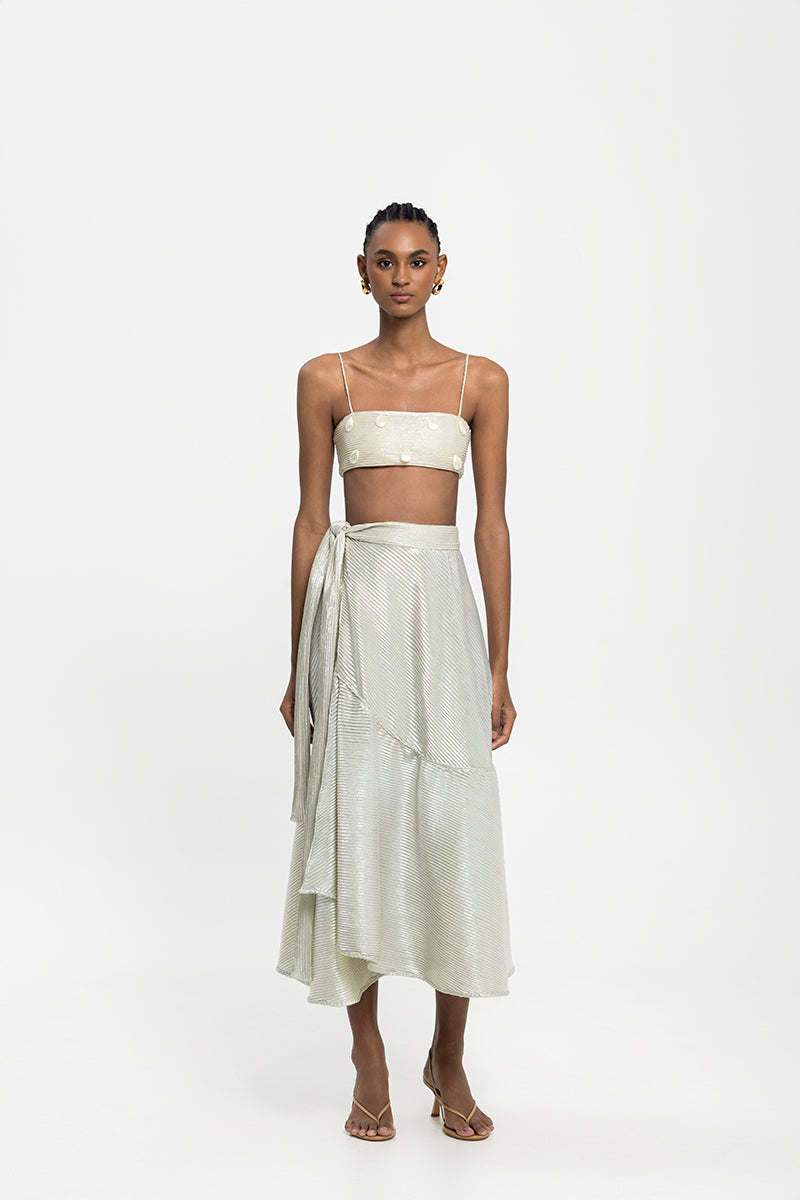 NÁCAR TOP IN SILVER LINING OMBRE - CULT MIA