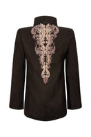 Nadya Shah Mercurial jacket in stylish design, shown in image with front view and zipper closure.